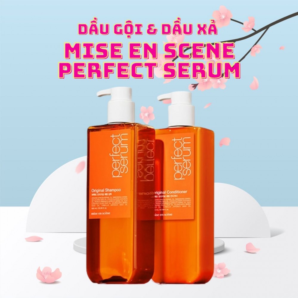 Dầu gội, dầu xả  Miseen scène Perfect Original Serum