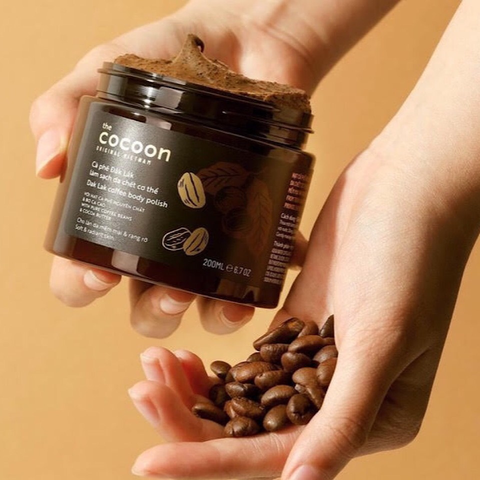 Tẩy tế bào chết làm sạch da Cocoon Cà Phê Đắk Lắk Coffee Body Polish 200ml