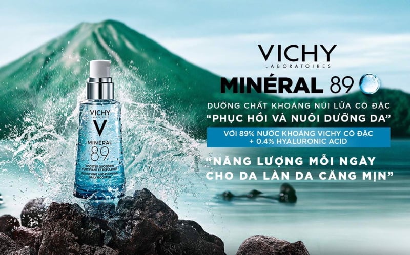 Tinh chất khoáng cô đặc Vichy Mineral 89 Booster