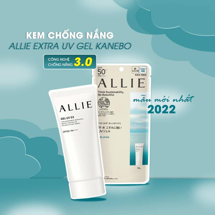 Kem chống nắng Allie SPF50+ PA++++ Be beautiful beach friendly gel uv ex 90g 