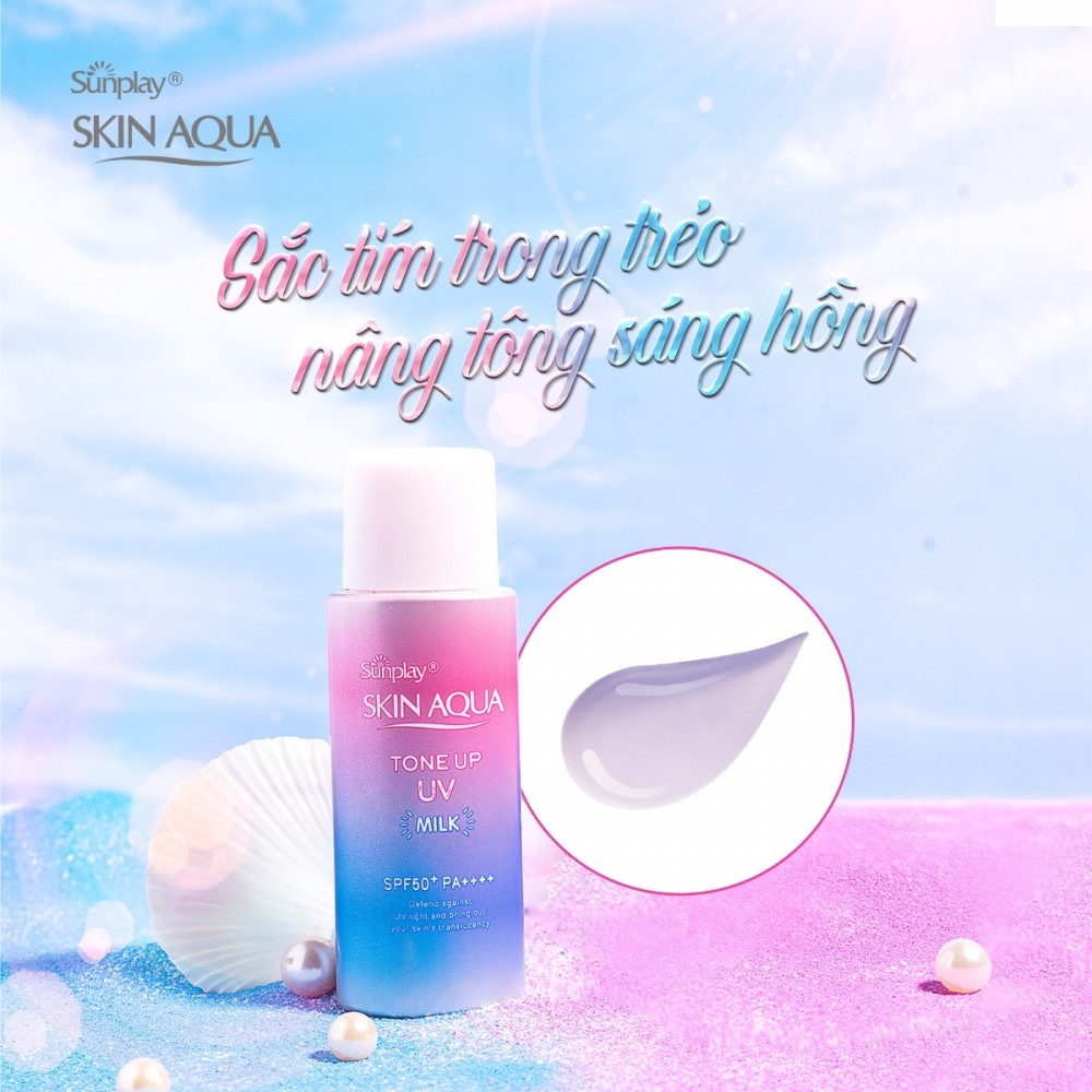 Skin Aqua Tone Up UV Milk Lavender