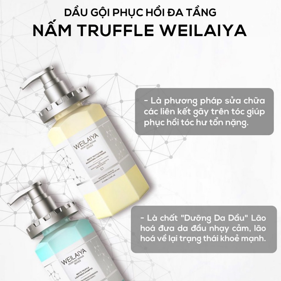 Dầu gội đa tầng nấm Truffle Weilaiya