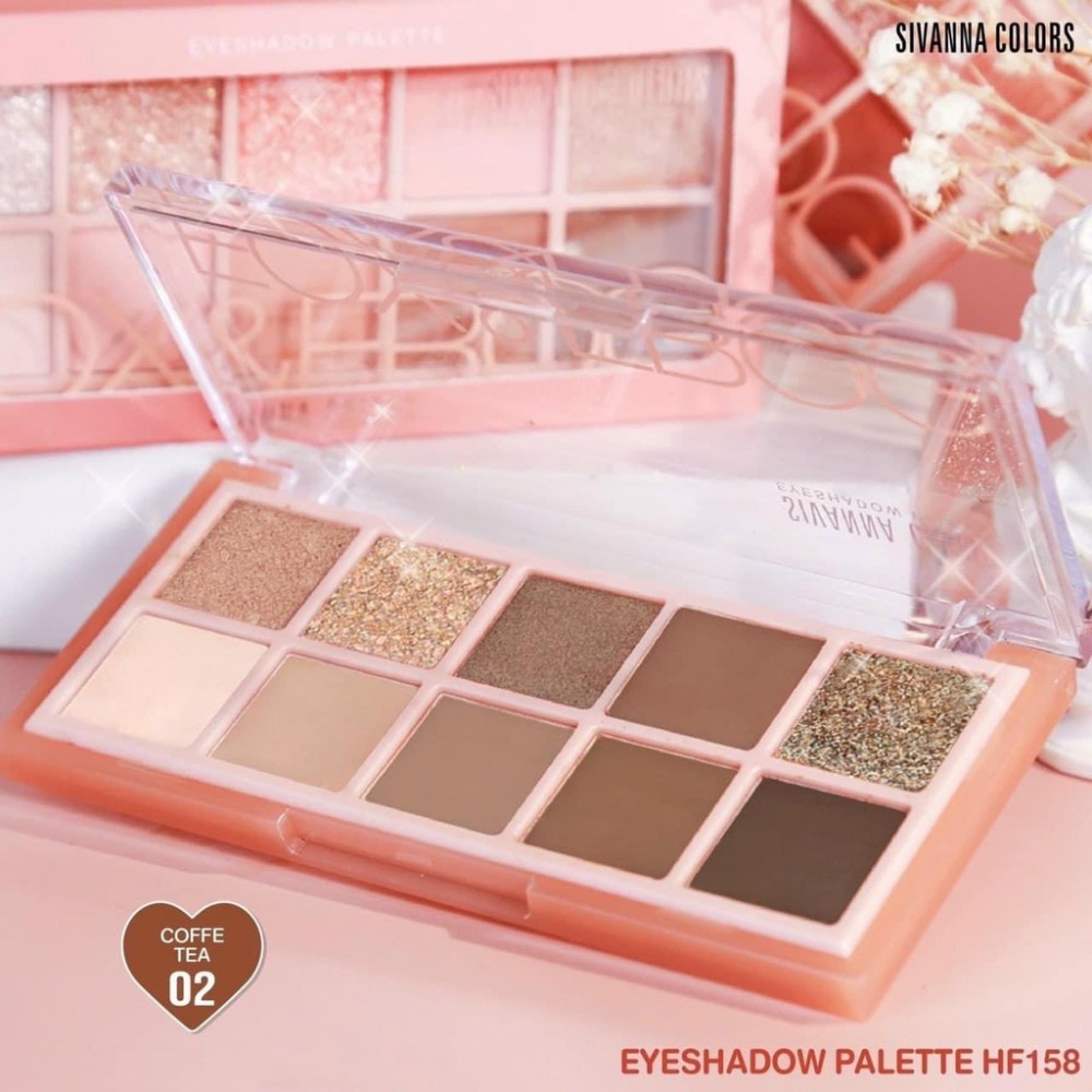 Bảng Mắt 10 Ô Sivanna Colors Fox & Frog Eyeshadow Palette #3 rose tea