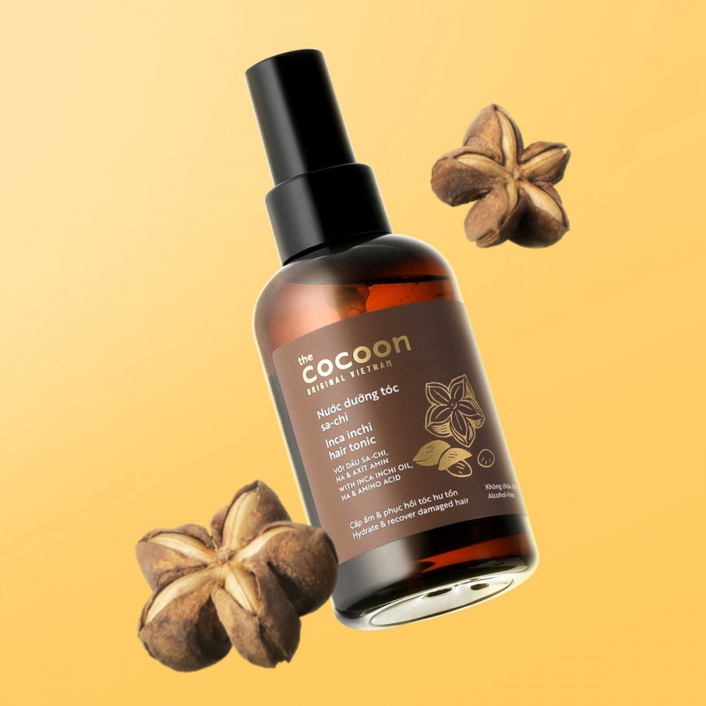 Nước Dưỡng Tóc Cocoon Sa-Chi Phục Hồi tóc Hư Tổn 140ml