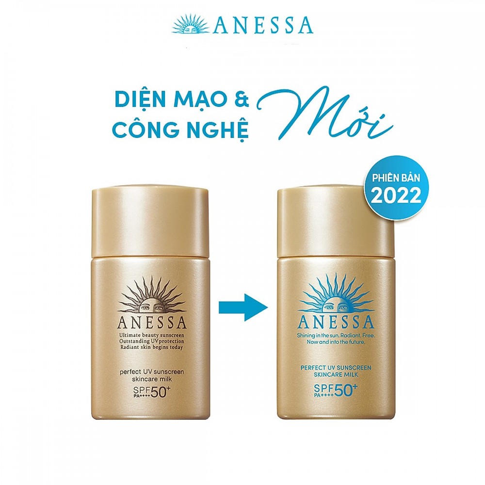 Sữa chống nắng dưỡng da bảo vệ hoàn hảo Anessa Perfect UV Sunscreen Skincare Milk 20ml