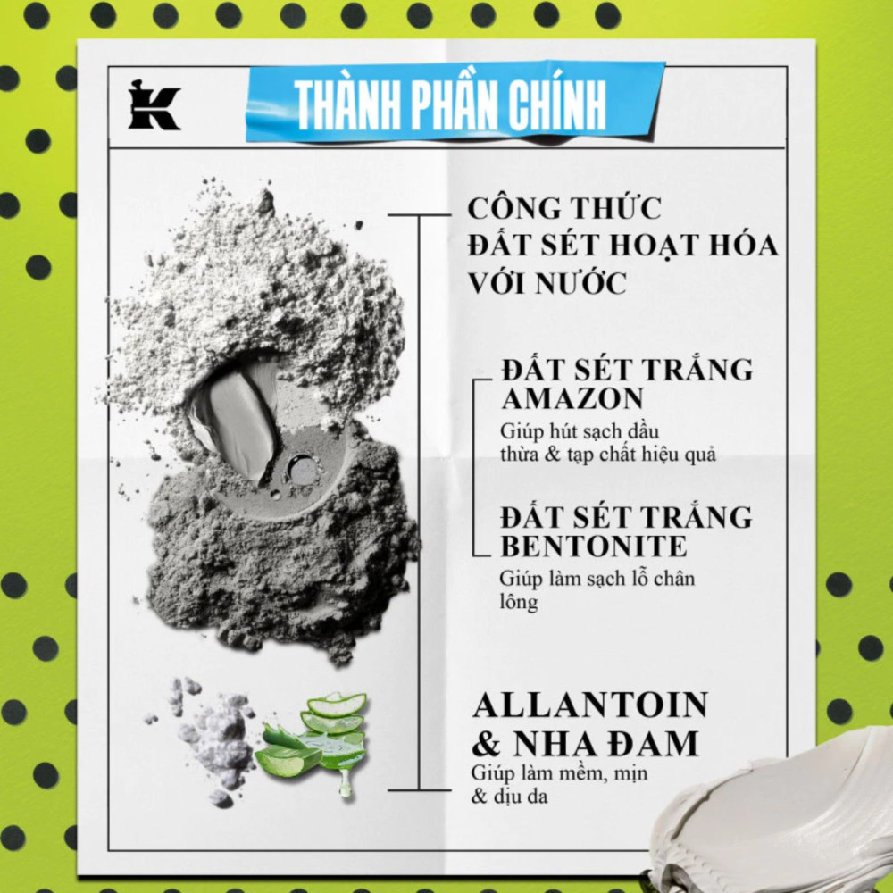 măt nạ đất sét