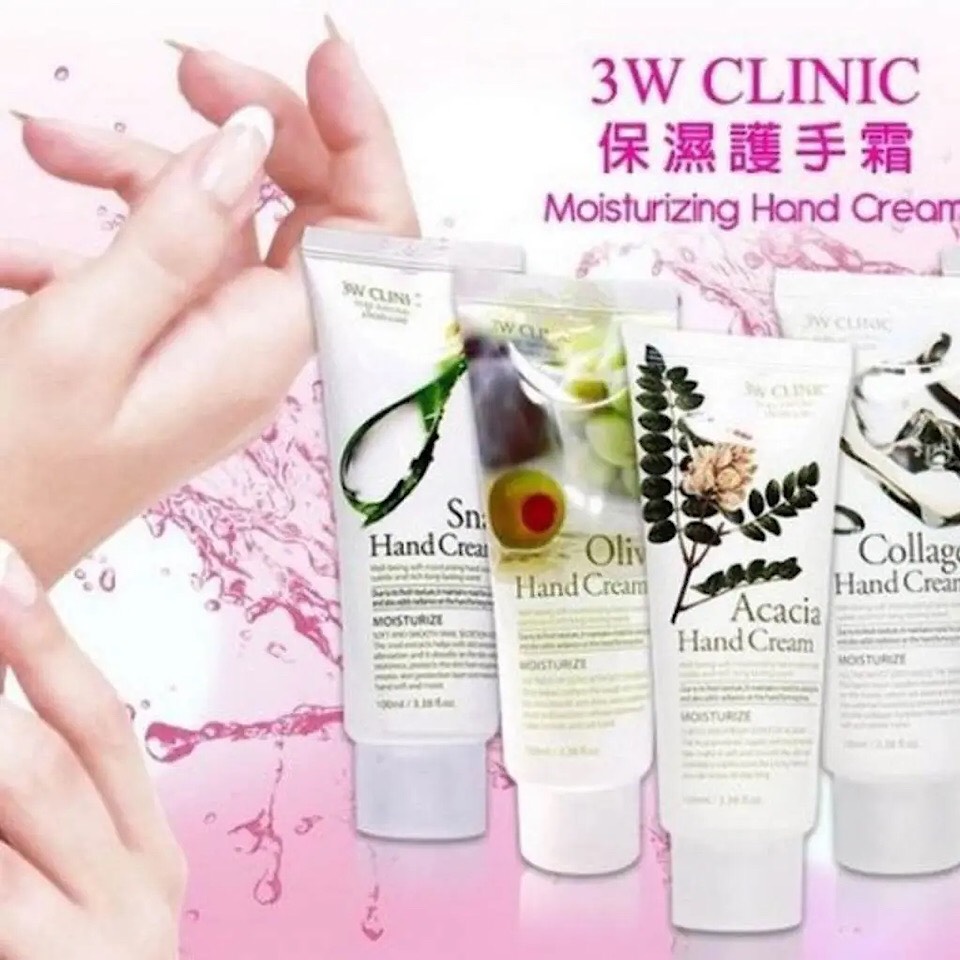 KEM DƯỠNG DA TAY HAND CREAM 3W CLINIC 