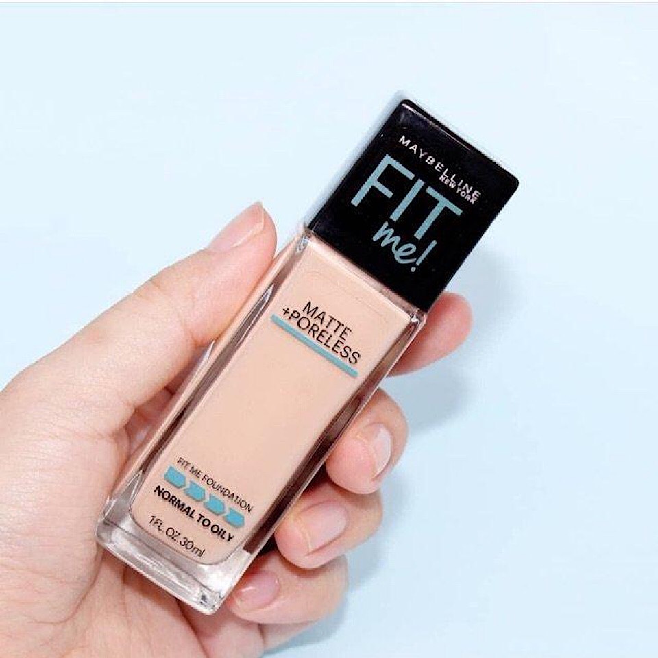 Kem Nền Kiềm dầu Chống Nắng Fit Me Maybelline New York Matte Poreless Foundation SPF 22