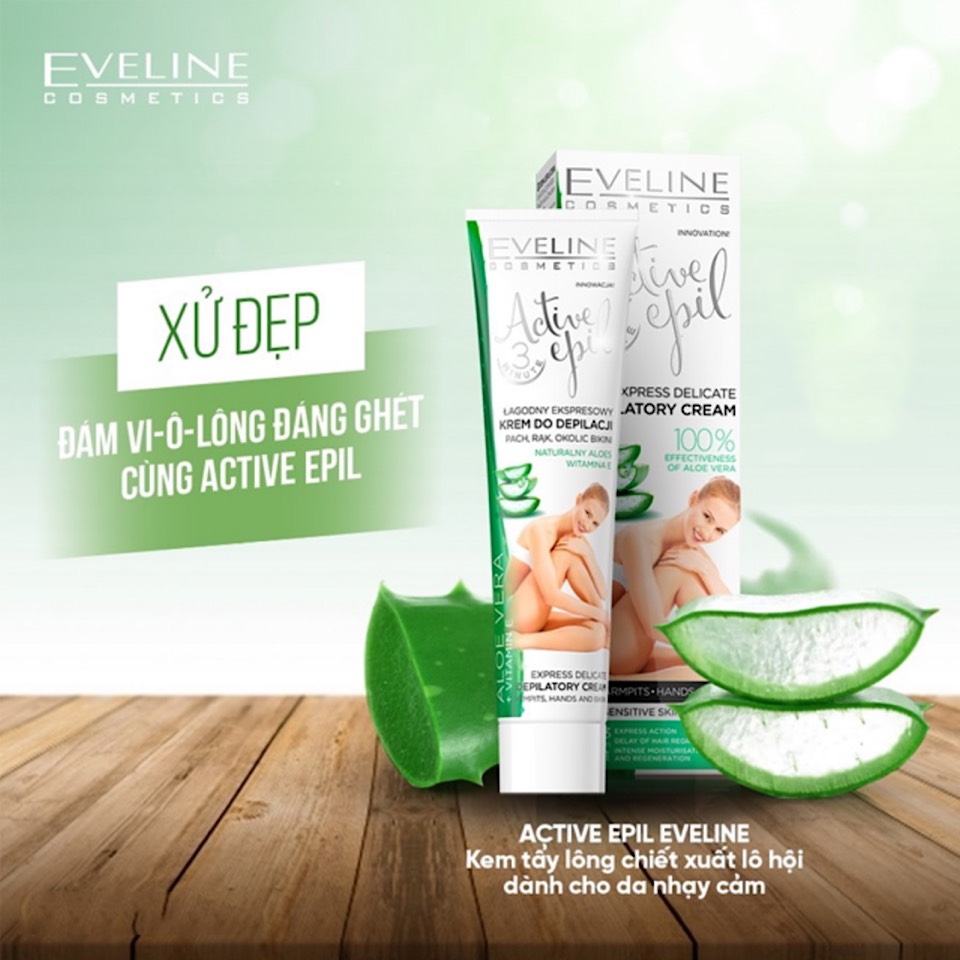 Kem tẩy lông Eveline Active Epil