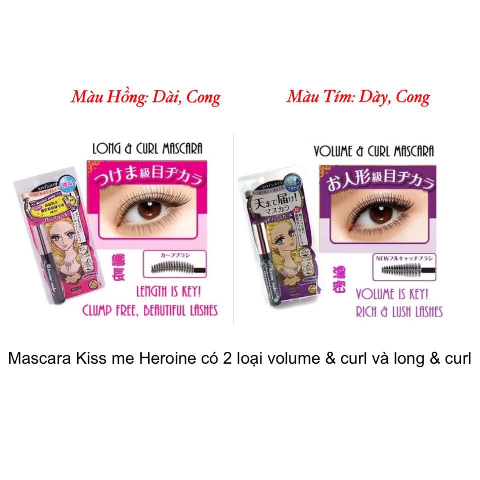 Mascara dài mi Kiss Me Heroine