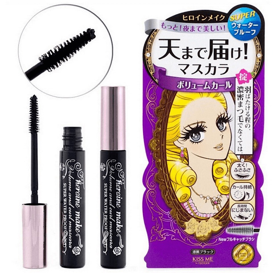 MASCARA ISEHAN KISS ME HEROINE MAKE VOLUME AND CURL SUPER WATERPROOF