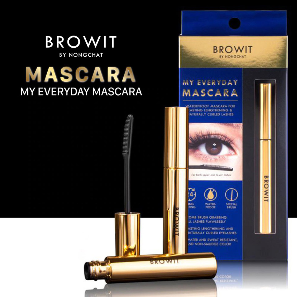 Mascara NongChat Browit Làm Dày và Dài Mi Thái Lan