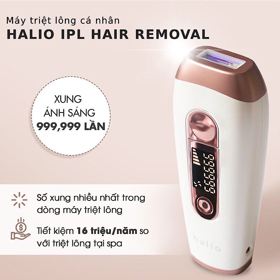 Máy triệt lông cá nhân Halio IPL Hair Removal Device