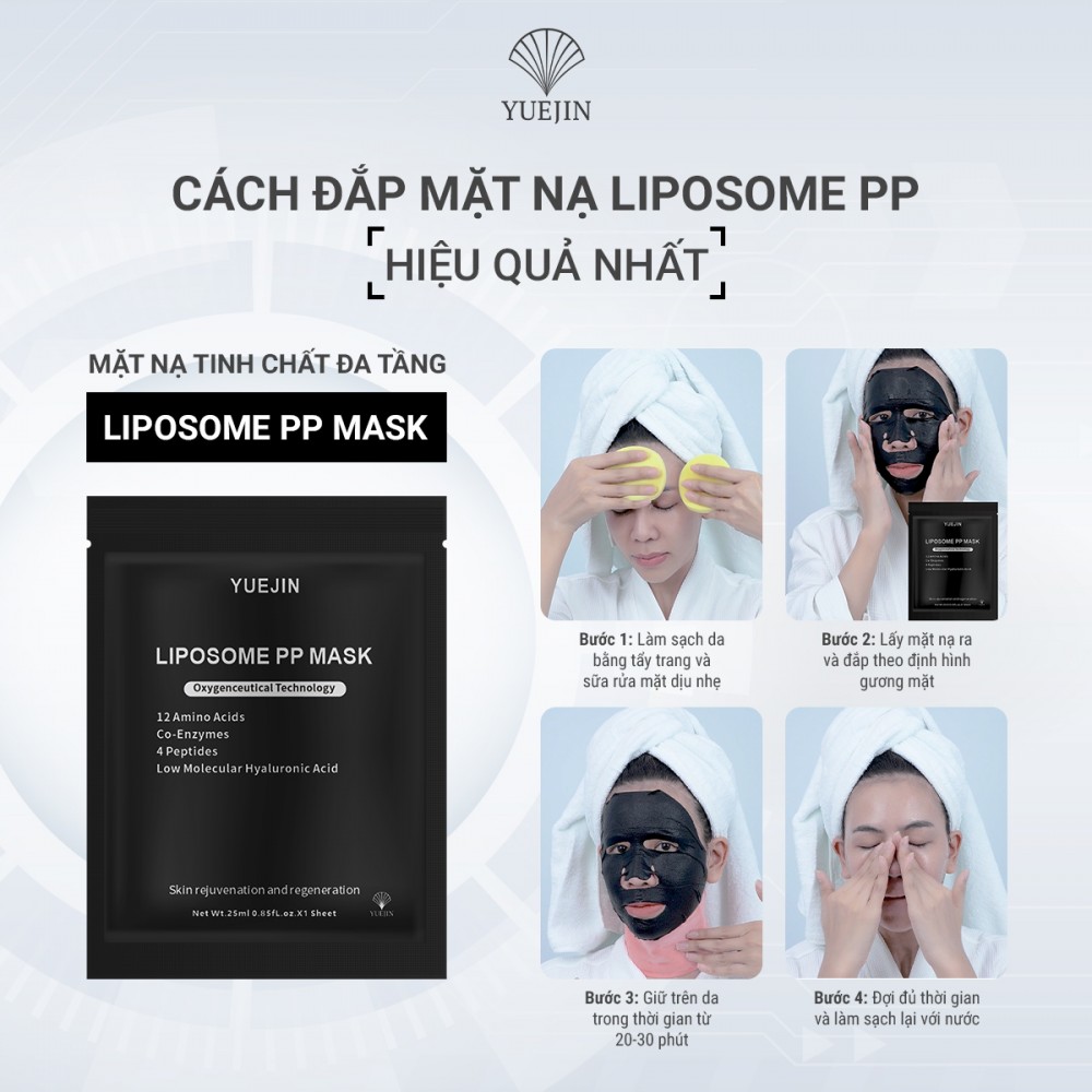 Mặt nạ phục hồi căng mịn da Liposome PP