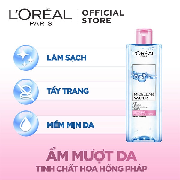 Nước Tẩy Trang LOreal Dưỡng Ẩm Da