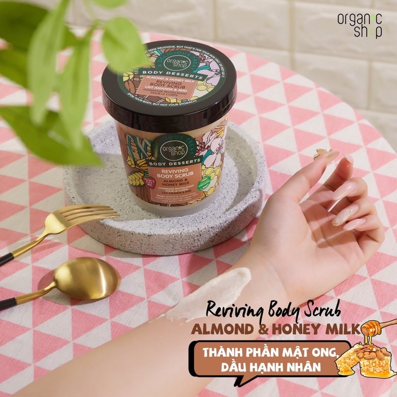 Tẩy da chết Organic Shop Body Desserts body scrub