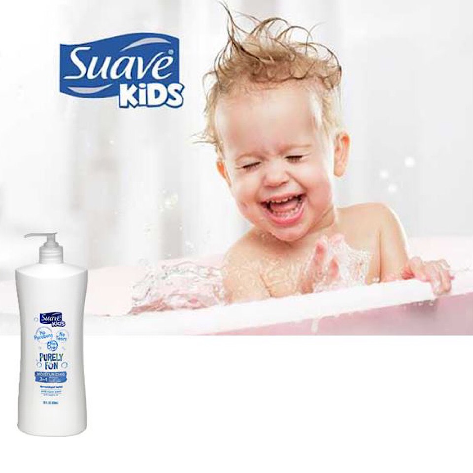 Sữa Tắm 3 In 1 Suave Kids Purely Fun Moisturizing