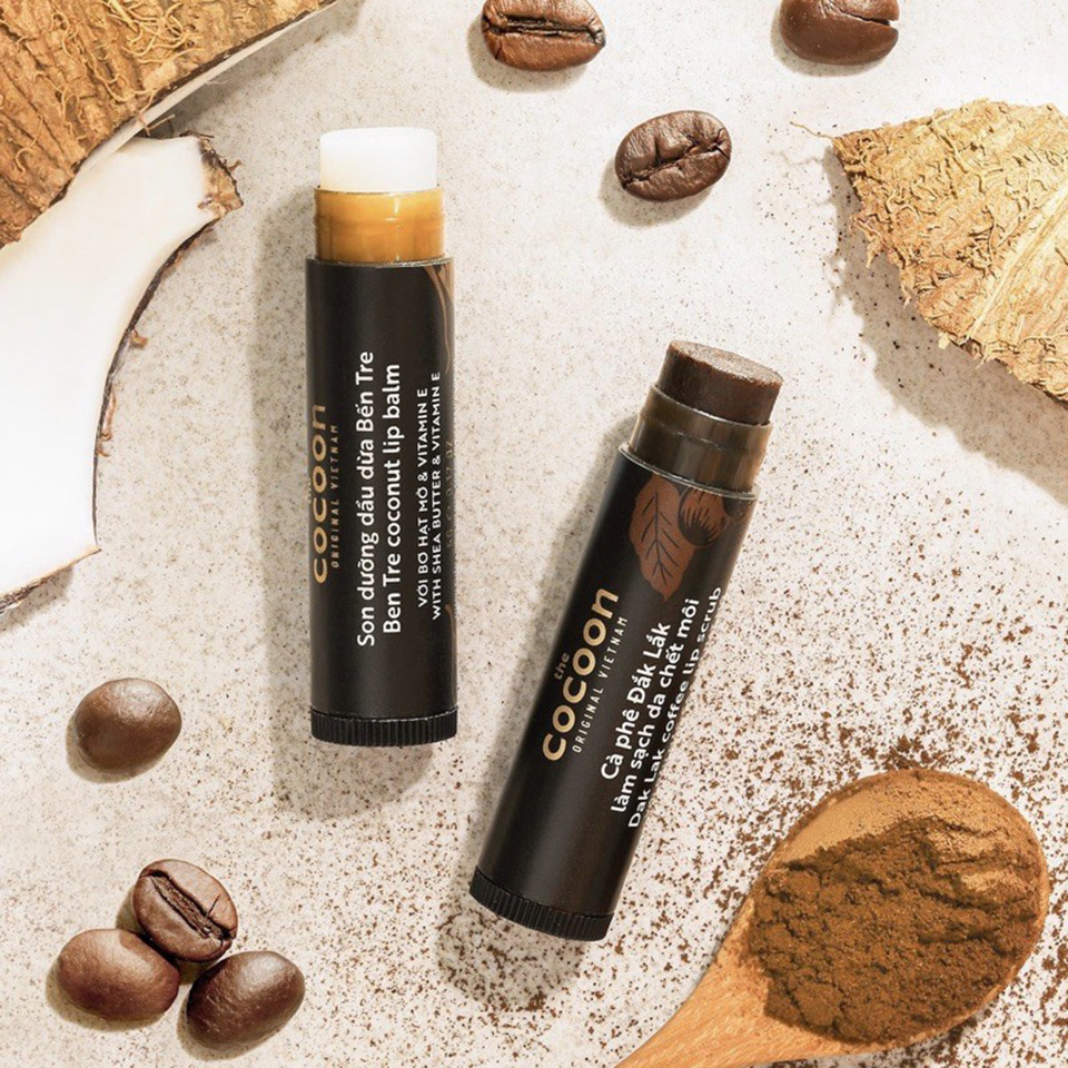 Tẩy Tế Bào Chết Môi Cocoon Từ Cà Phê Đắk-Lắk Dak Lak Coffee Lip Scrub 5g