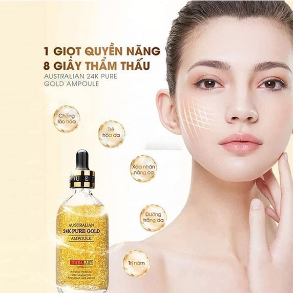 Tinh chất dưỡng da 24k TheraLady Australian