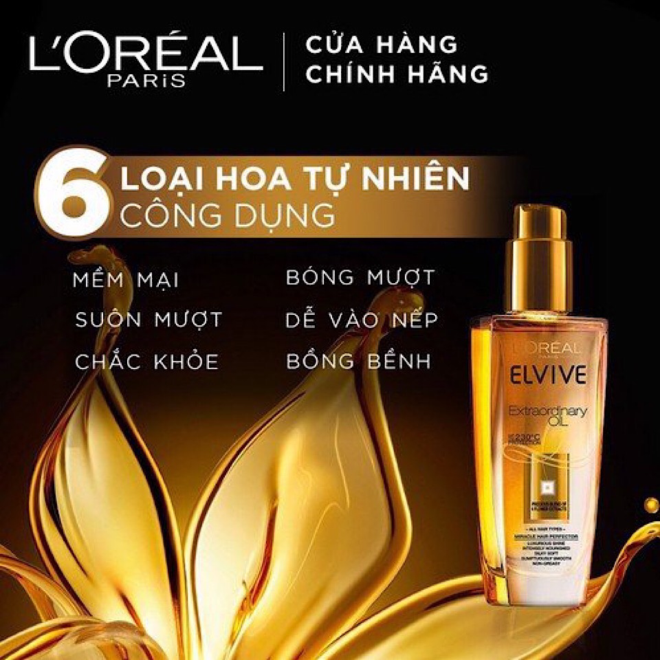 Tinh dầu dưỡng tóc Loreal Elseve Extraordinary Oil