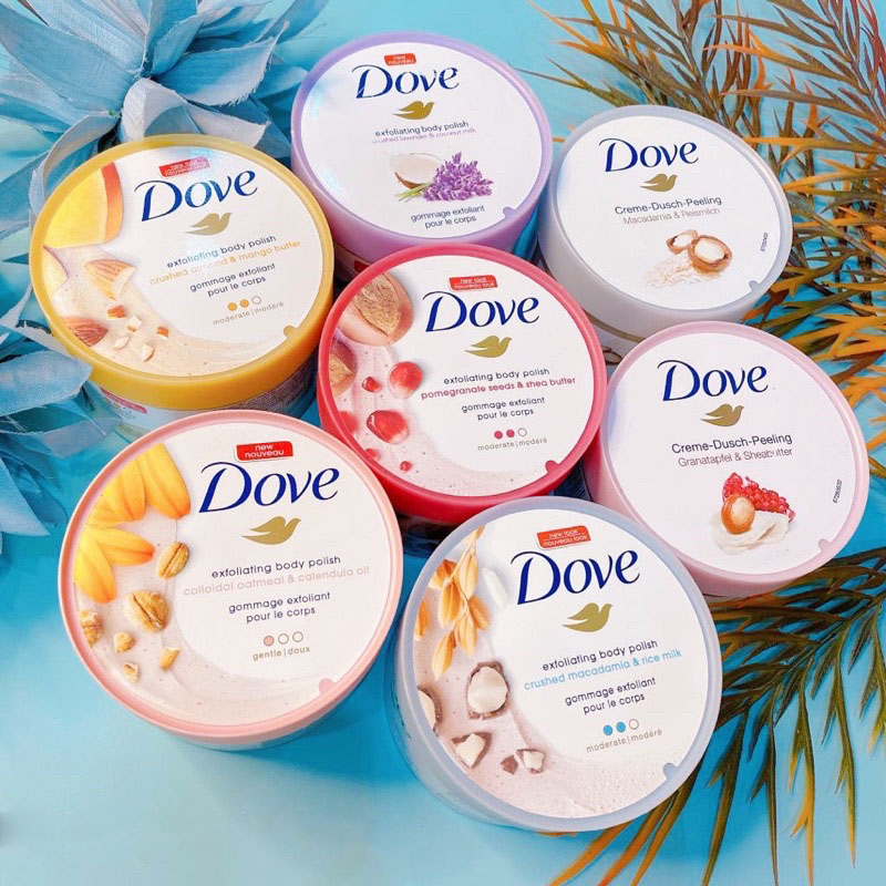 Tẩy tế bào chết body Dove Exfolating Body Polish