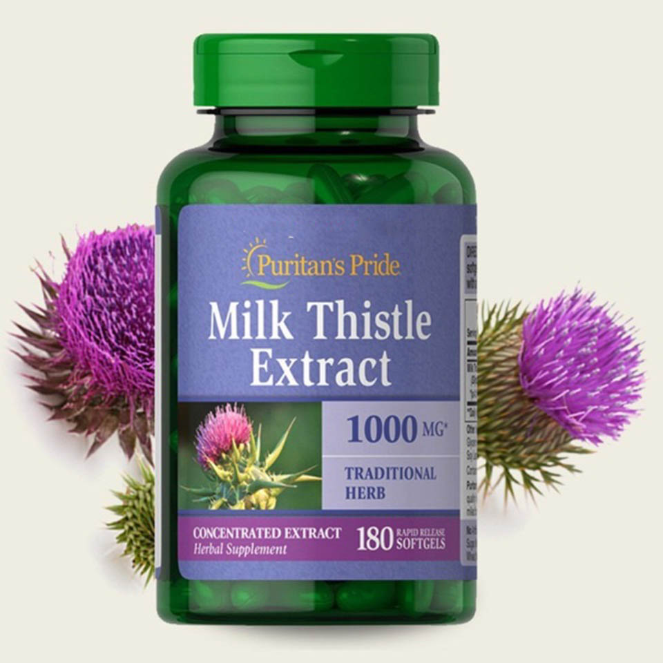 viên uống bổ gan milk thistle extract