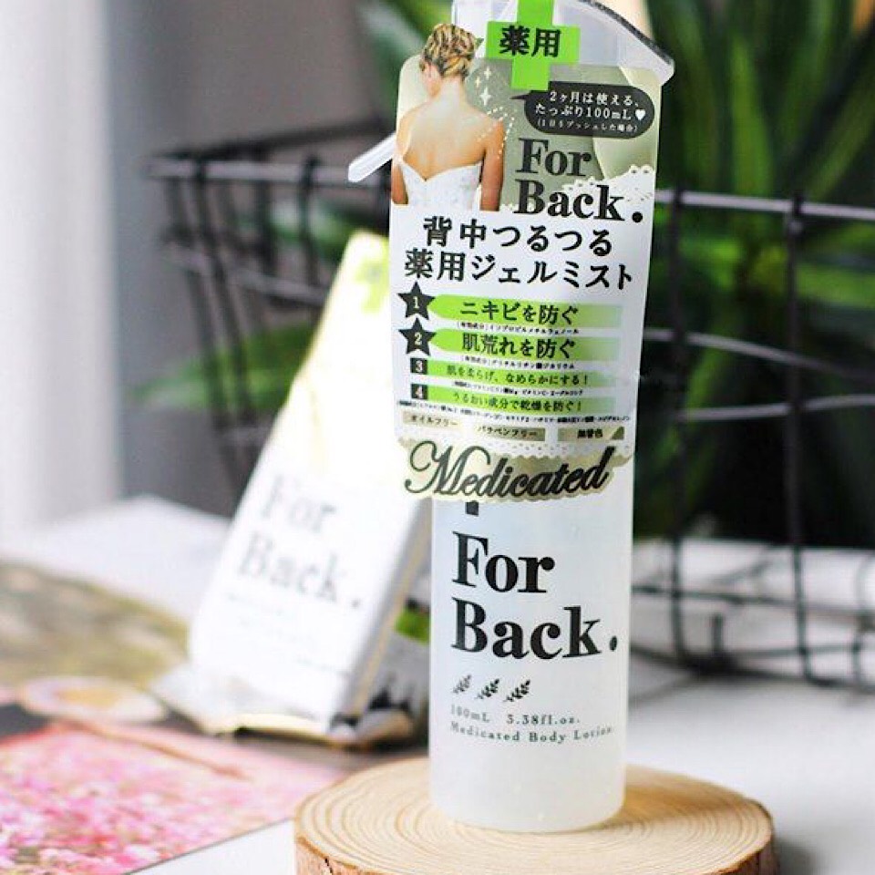 XỊT TRỊ MỤN LƯNG FOR BACK PELICAN MEDICATED MIST